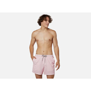 Party Pants Men's Fabio Seersucker Swimsuit Bottom - Pink XXL: Mid Rise